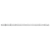 Vidaxl mesh fence with flange 1.1x25 m anthracite -colored