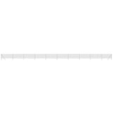 Vidaxl Mesh Fence 1x25 M Silverfärgat