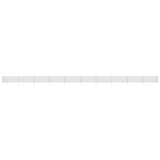 Vidaxl Mesh Fence z kotwicami uziemienia 0,8 x 25 m srebrnych