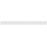Vidaxl Mesh Fence z kotwicami uziemionymi 1,6x25 m srebrnymi