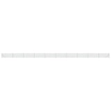 VidaXL Gaashek met flens 1,1x25 m zilverkleurig
