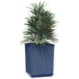 Vidaxl Planters 2 st 30x30x37 cm Polypropene blue gray