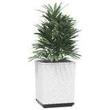 Vidaxl Planters 2 St 30x30x37 cm polipropen bela