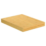 Tablero de corte Vidaxl 30x40x4 cm de bambú