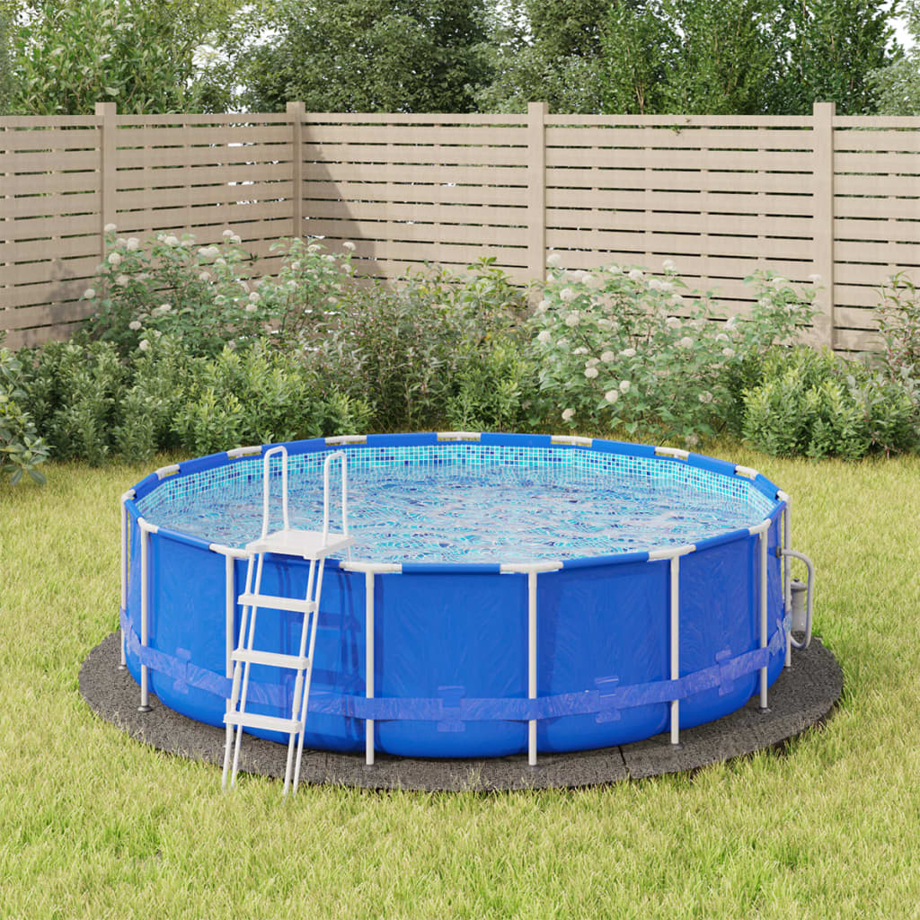 VidaXL pool soil Ø366 cm Polyester geotextile light gray