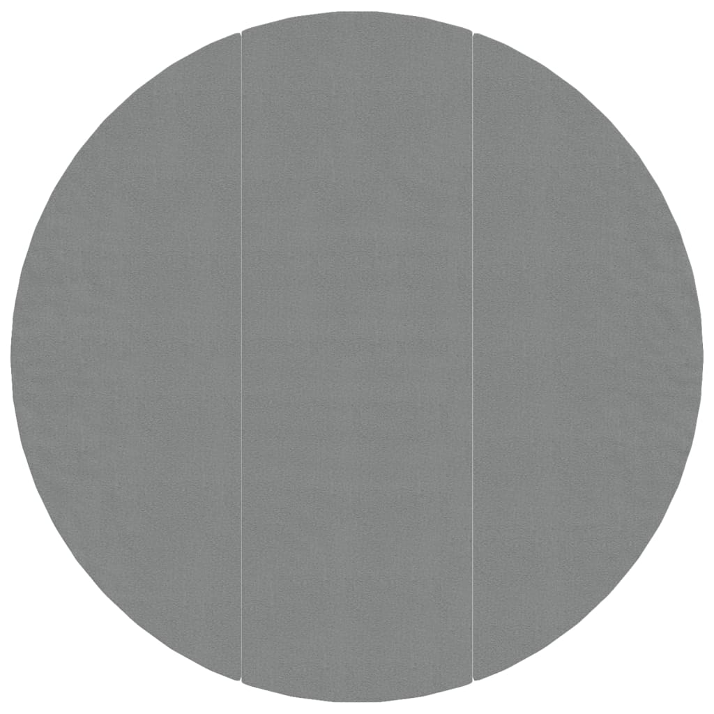 Vidaxl Pool terreno Ø396 cm poliestere geotessile grigio chiaro