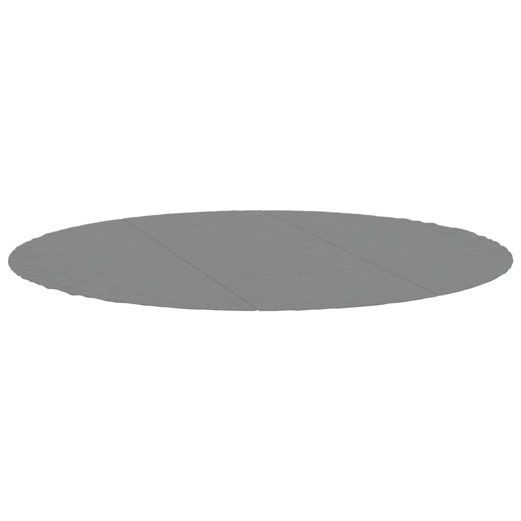 Vidaxl Pool terreno Ø396 cm poliestere geotessile grigio chiaro