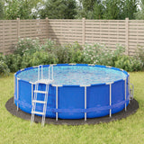VidaXL pool soil Ø428 cm polyester geotextile light gray
