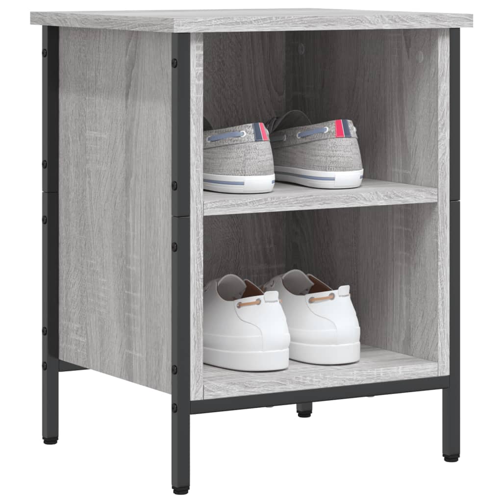 Vidaxl Shoe cabinet 38x35x50 cm Properted Wood Gray Sonoma Oak colored