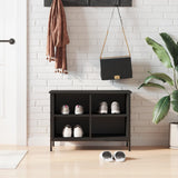 Kabinet boty Vidaxl 69x35x50 cm Vlastní dřevo černé
