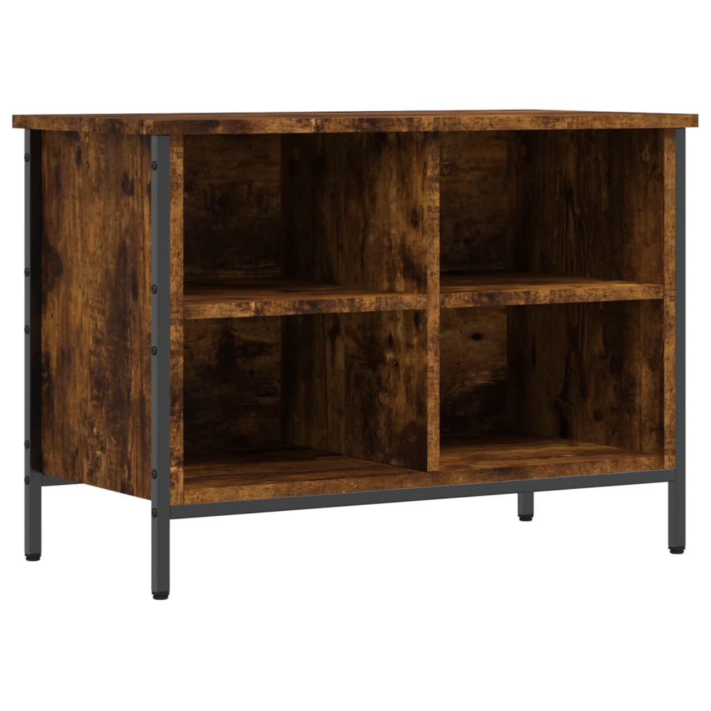 VidaXL Shoe cabinet 69x35x50 cm Properted Wood Smoked Oak colored