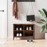 VidaXL Shoe cabinet 69x35x50 cm Properted Wood Smoked Oak colored
