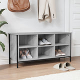 Vidaxl Shoe Cabinet 100x35x50 cm Properted Wood Grey Sonoma Oak Color