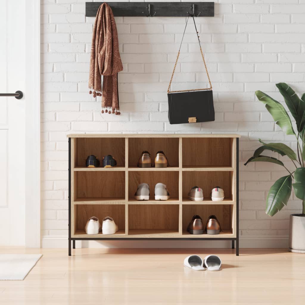 Vidaxl Shoe cabinet 100x35x70 cm Properted Wood Sonoma Oak colored