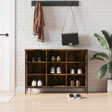 VidaXL shoe cabinet 100x35x70 cm Properted Wood Smoked Oak colored