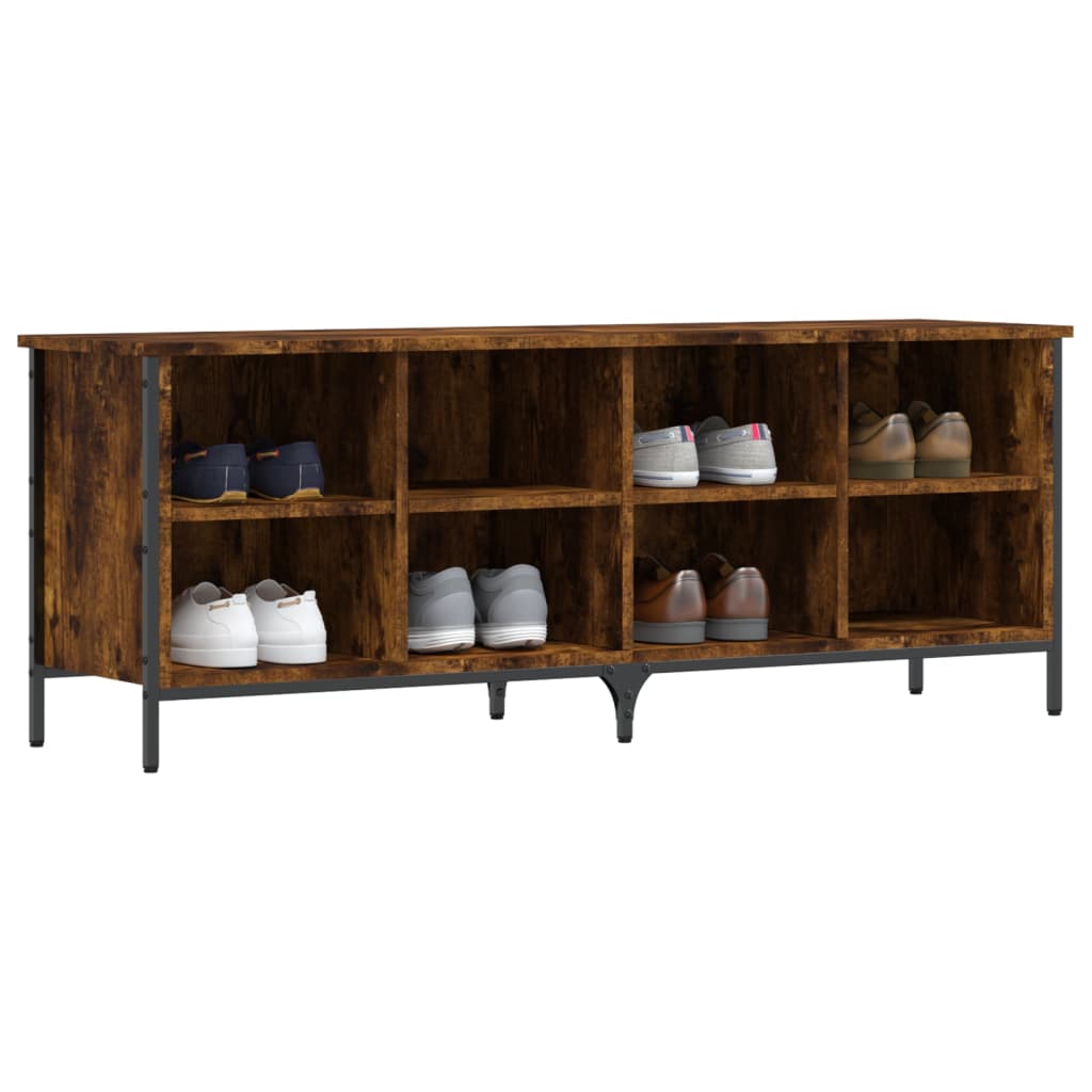 Vidaxl Cabinet da scarpe 131x35x50 cm Colore in legno di legno