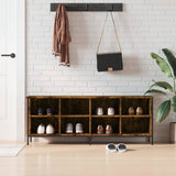 Vidaxl Cabinet da scarpe 131x35x50 cm Colore in legno di legno