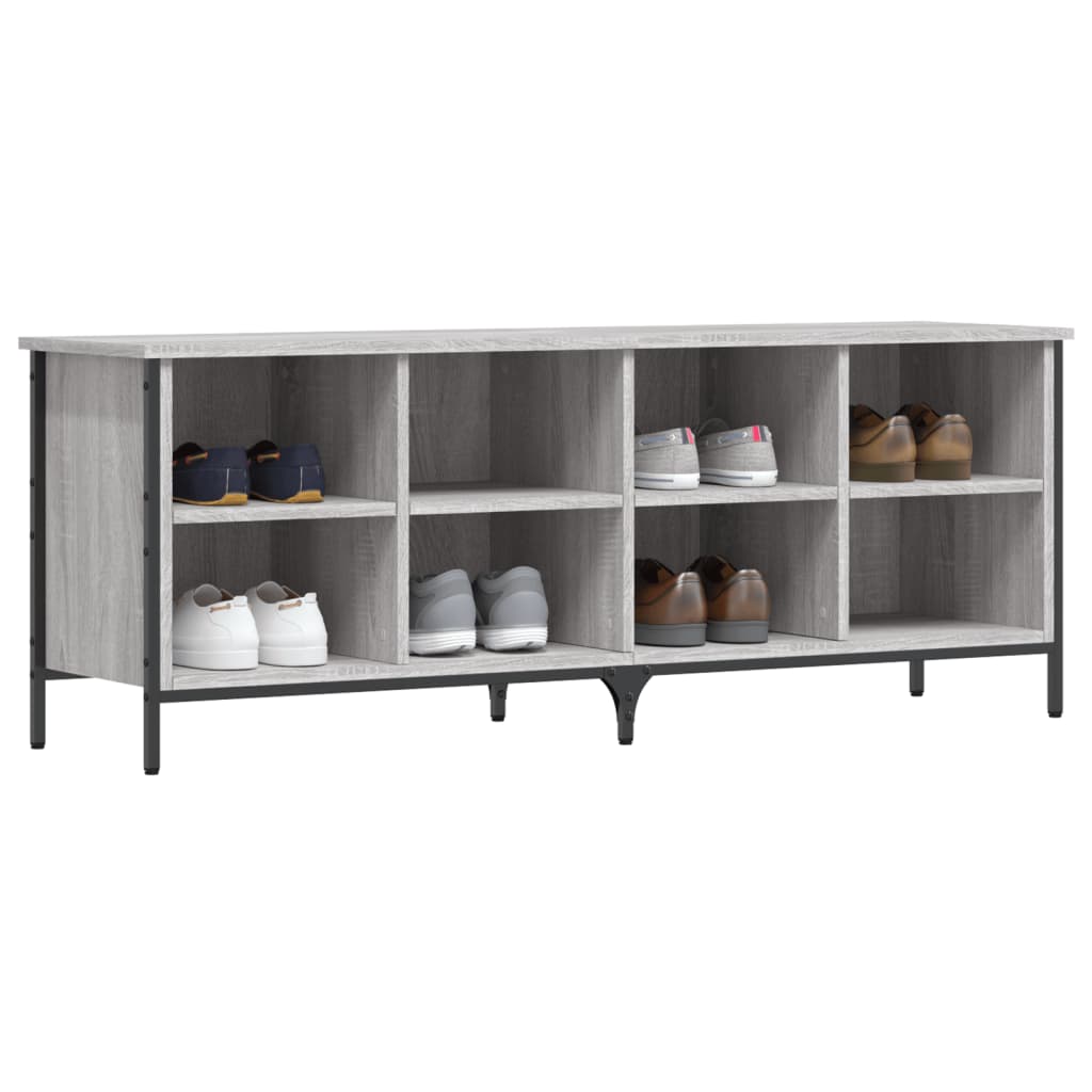 Szafka buta vidaxl 131x35x50 cm Cut Wood Grey Sonoma Oak Kolor