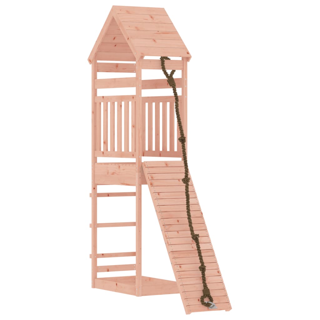 Vidaxl Speelhuis with climbing wall Solid Douglashout