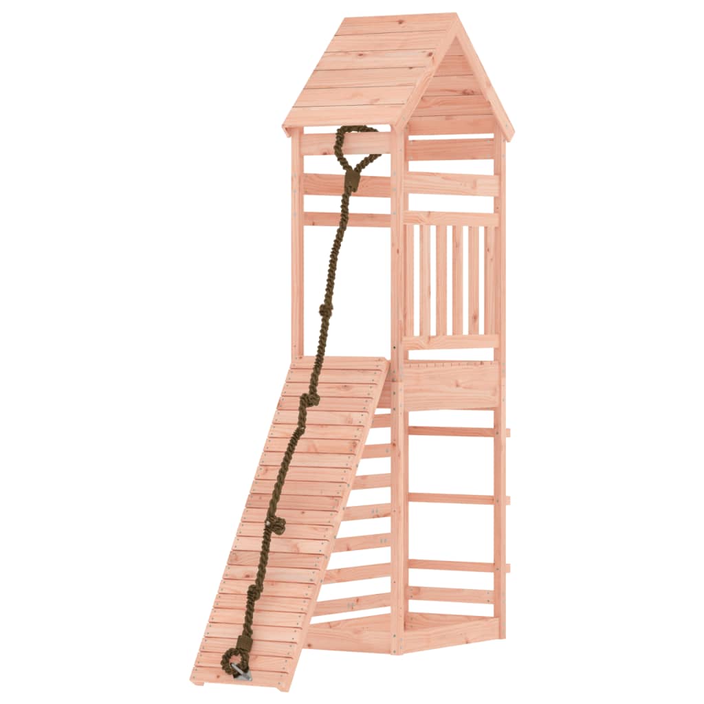 Vidaxl Speelhuis with climbing wall Solid Douglashout