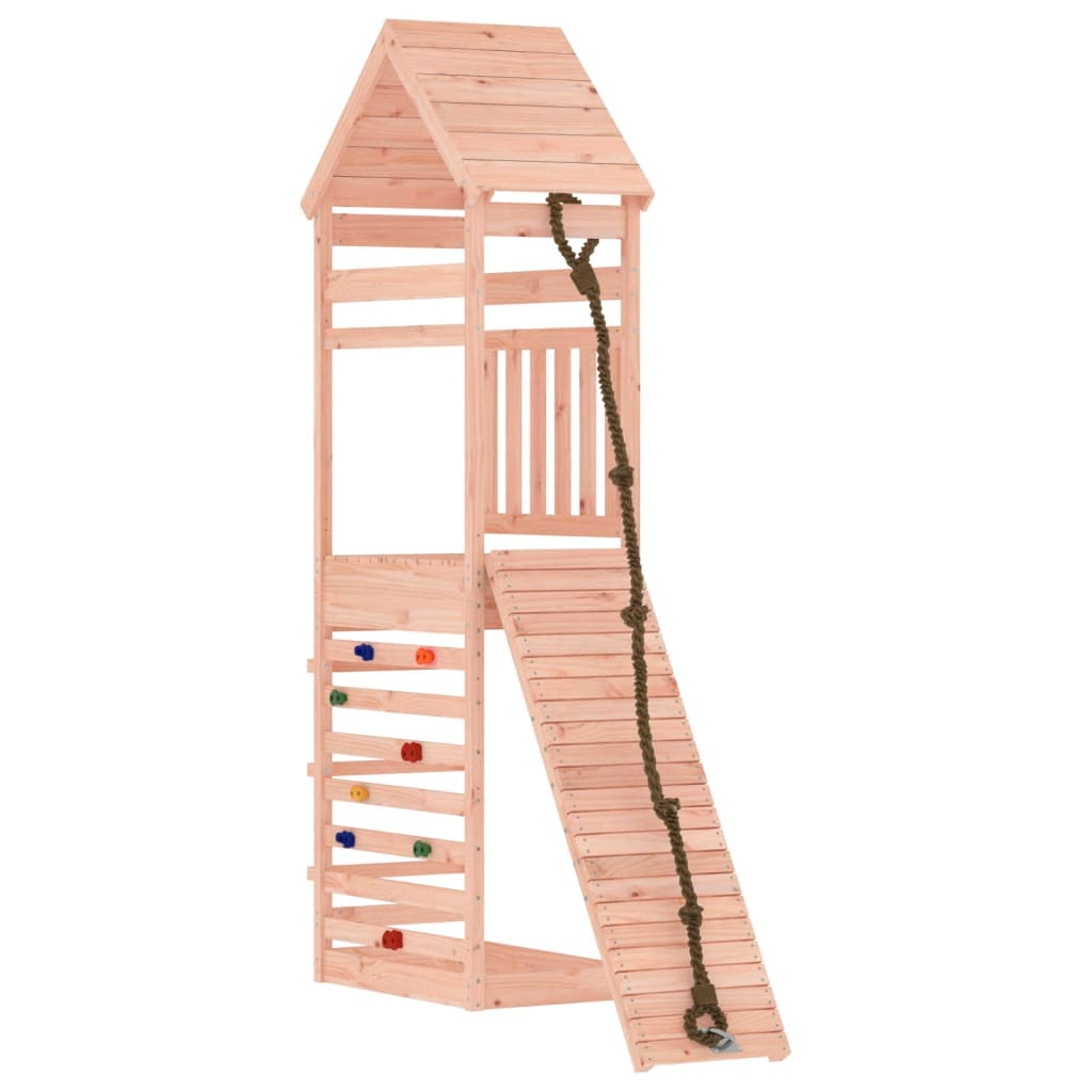 Vidaxl Speelhuis with climbing wall Solid Douglashout