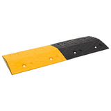 Vidaxl hitrostni izboklini 4 pcs 97x32,5x4 cm gumijasta rumena in črna