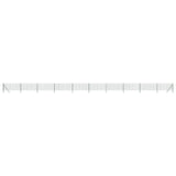 Vidaxl wire mesh fet 0.8x25 m galvanized steel green