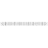 Vidaxl Wire Mesh Fence med malt ankere 1,6x25 m grønn