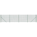 FET de malla de alambre de Vidaxl con brida 1.8x10 m verde