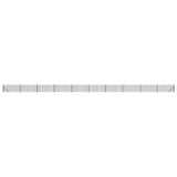 Vidaxl wire mesh fence with flange 0.8x25 m green