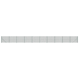 Vidaxl wire mesh fet with flange 1.6x25 m green