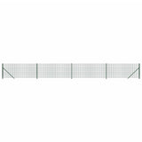 VidaXL mesh fence with flens 1x10 m green