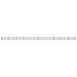 Vidaxl Wire Mesh Fence med flens 1x25 m grønn