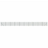 Vidaxl wire mesh fet with flange 1.8x25 m green