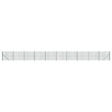 FET de malla de alambre de Vidaxl con Flens 2x25 m verde
