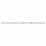 Vidaxl wire mesh fence with flange 0.8x25 m green