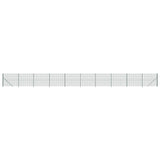 Vidaxl wire mesh fet with flange 1.8x25 m green