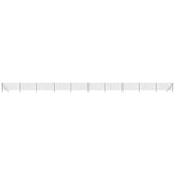Vidaxl Wire mesh fet 1x25 m galvanized steel anthracite color