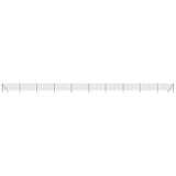 Vidaxl Mesh Mesh FET 1.1x25 M Mot Galvanized Steel -Colored