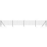 Vidaxl wire mesh fet 0.8x10 m galvanized steel anthracite -colored