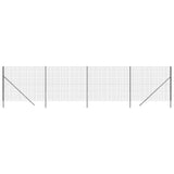 Vidaxl Wire mesh fet 1.4x10 m Galvanized Steel Anthracite -colored