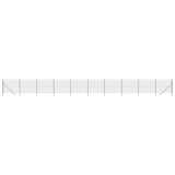 Mesh de alambre Vidaxl FET 1.4x25 M de acero galvanizado con antracita