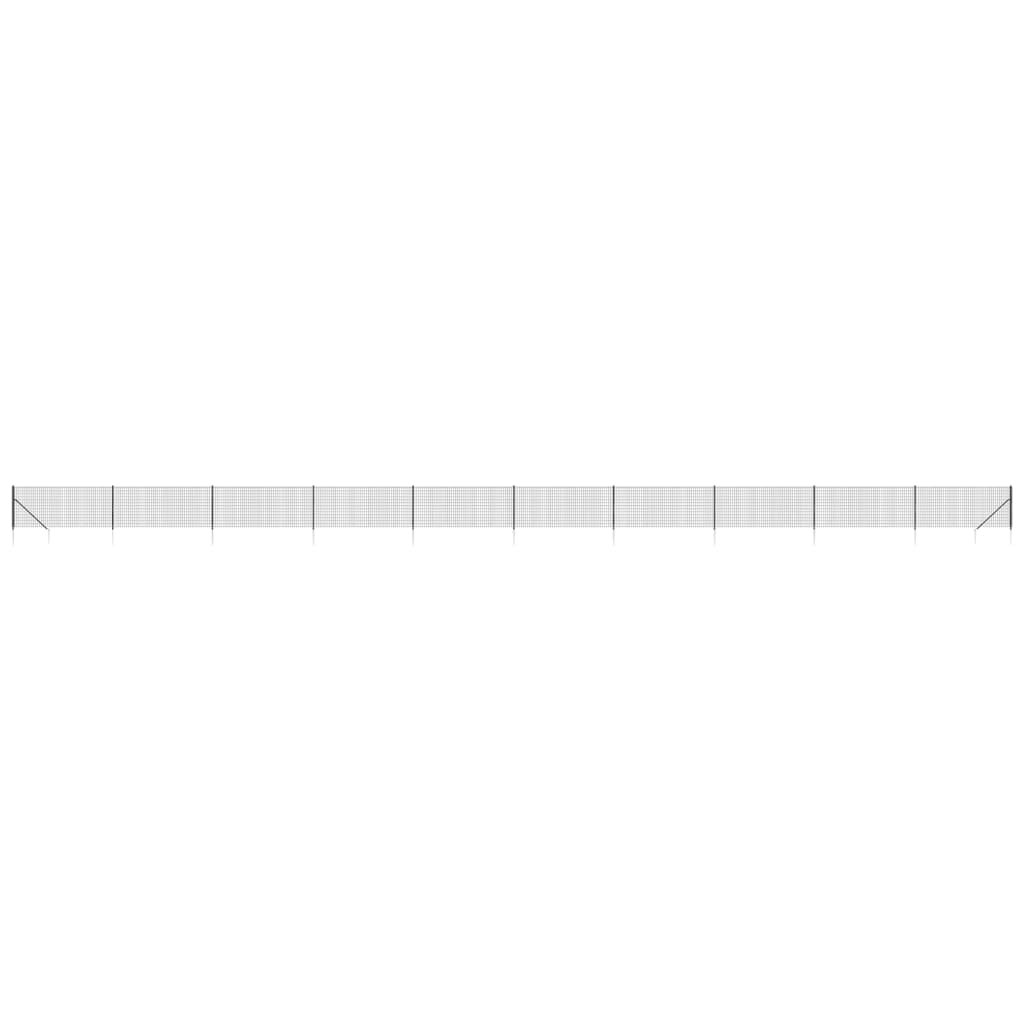 Vidaxl Fet Fet avec ancres de terre 1x25 m de couleur anthracite