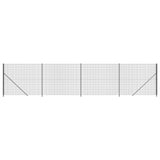 Vidaxl Wire mesh fet with flens 2x10 m anthracite -colored