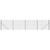 Vidaxl wire mesh fence with flens 2x10 m anthracite colored