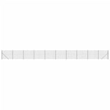 Vidaxl Drahtgitterzaun mit Flansch 1,4x25 m Anthrazitfarbe