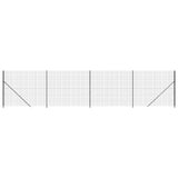 Vidaxl Wire Mesh Fet med fläns 1,8x10 M Anthracite -färgad