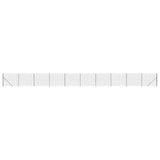 Vidaxl Drahtgitterzaun mit Flansch 1,4x25 m Anthrazitfarbe