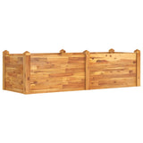 Scatola di pianificazione Vidaxl sollevata 160x60x44 cm legno di acacia solido