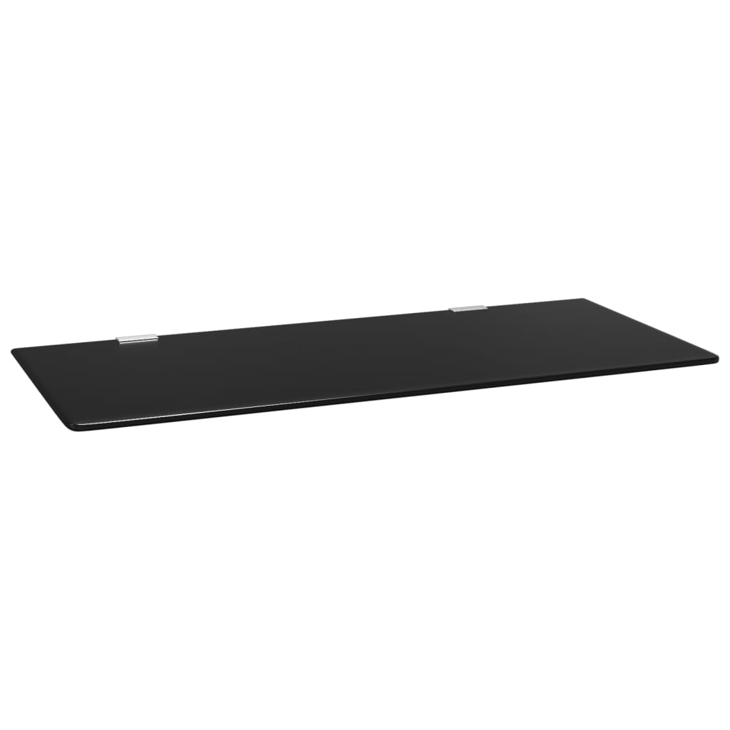 Vidaxl Urinair Shot Wall -Montéiert 90x40 cm ofgeschloss Glas schwaarz